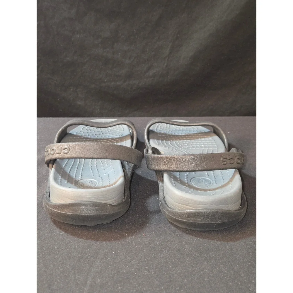 Crocs Kids Sloane Embellished Sandal Black Mary Jane Comfortable Shoes Size‎ 6